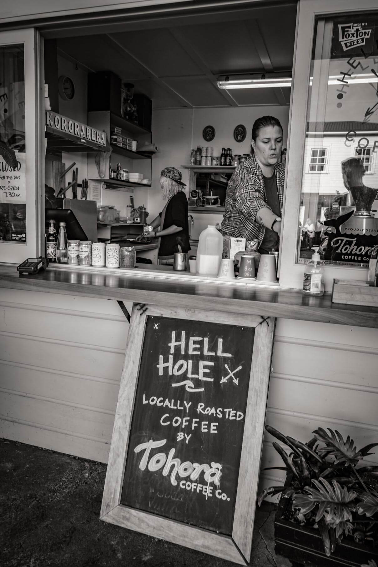 Hell Hole, Cafe, Roaster, Russell