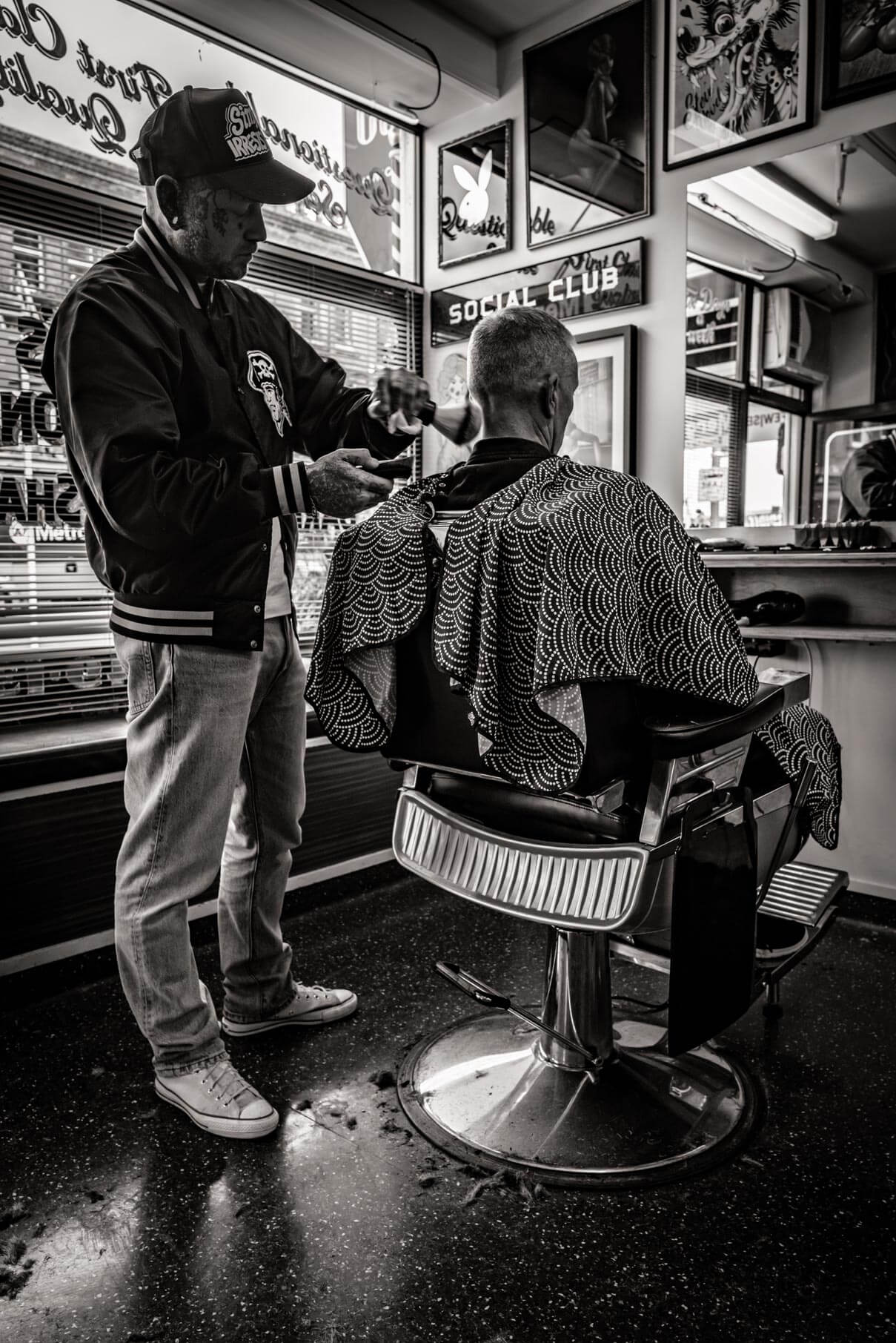 Dan's Traditional Barbershop, Karangahape Road, Auckland
