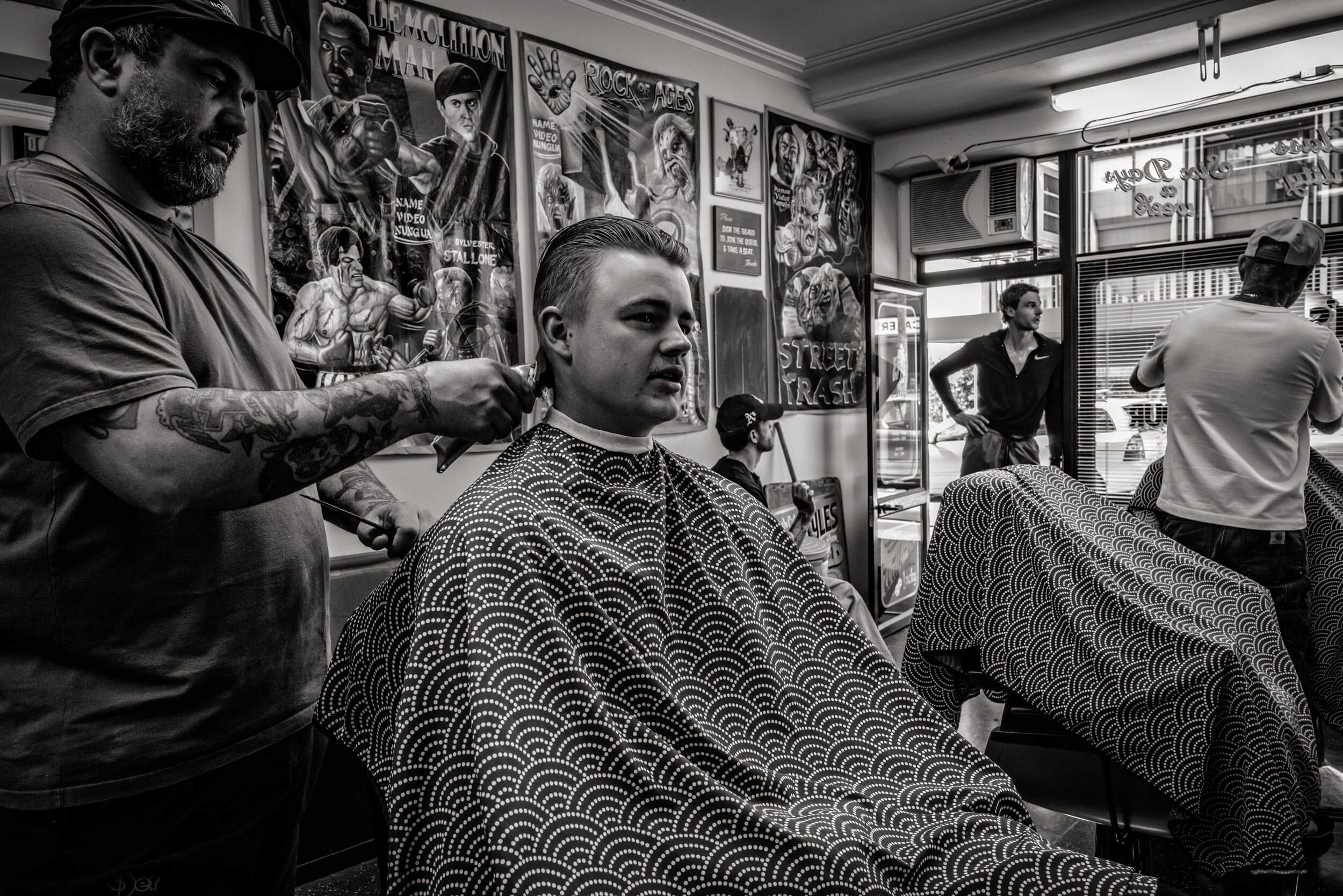 Dan's Traditional Barbershop, Karangahape Road, Auckland