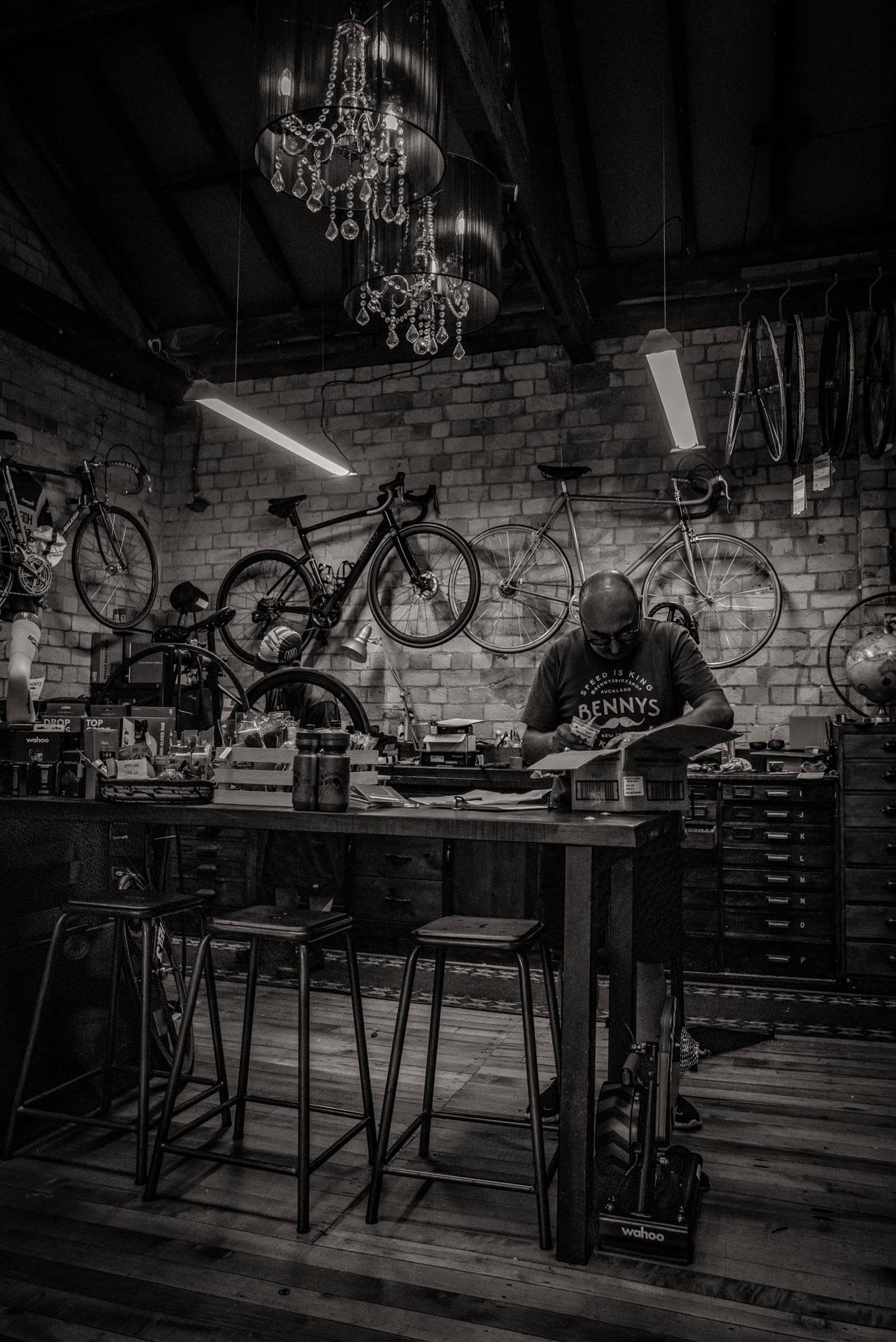 Benny's Bike Shop, Eden Terrace, Auckland
