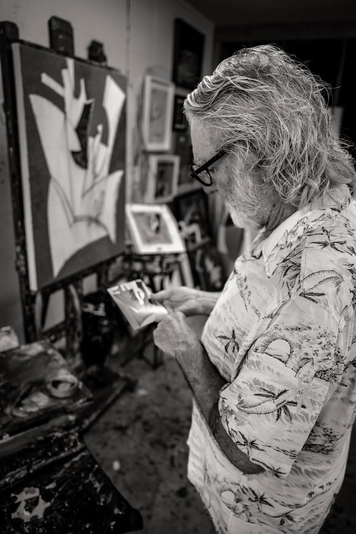 Dick Frizzell, Artist, Grafton.